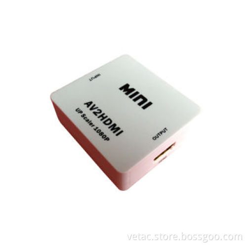 Mini AV to HDMI Converter, Supports 1080p or 720p